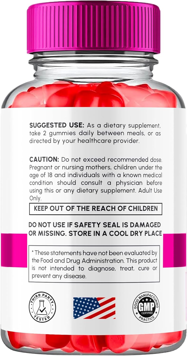 (2 Pack) ACV Gummies 1000mg Apple Cider Vinegar Vitamin B12 B6 Supplement (120 Gummies) Y92248
