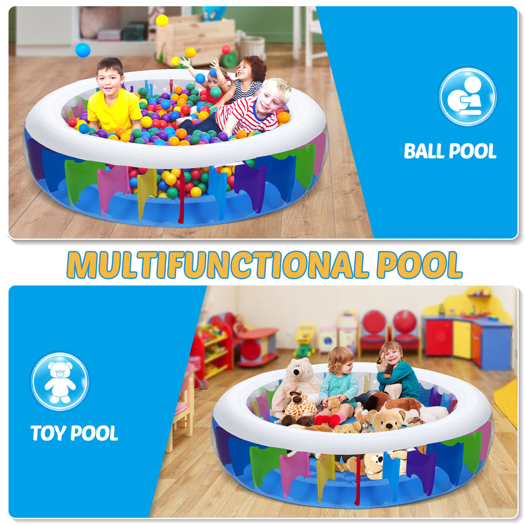 Inflatable PVC Pool with Sprinkler 180 x 180 x 40 cm Y737
