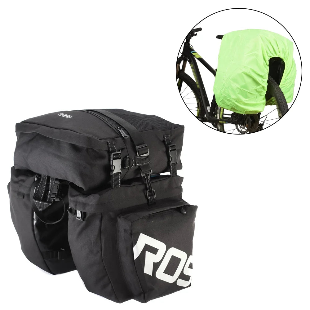 3 in 1 Mountain Bike Bag with Waterproof Rain Cover C9802