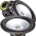 Pair of 15 Inches Car Audio Subwoofer 3200 Watts Peak Power Dual Voice Configuration 4 Ohm D88964